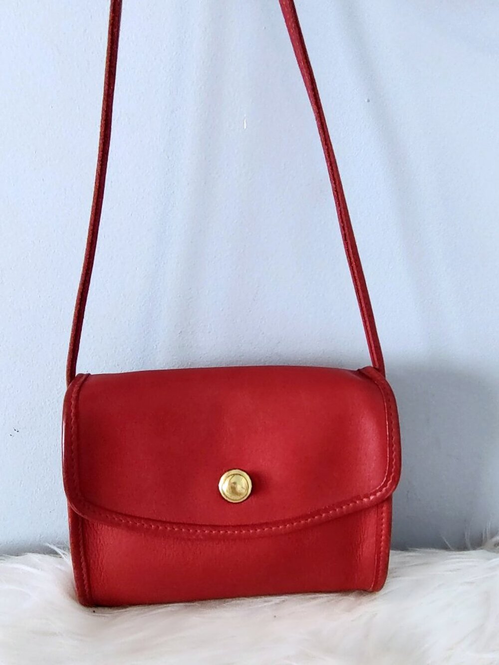 Coach 90s Chrystie Bag vintage crossbody leather #9892 EUC